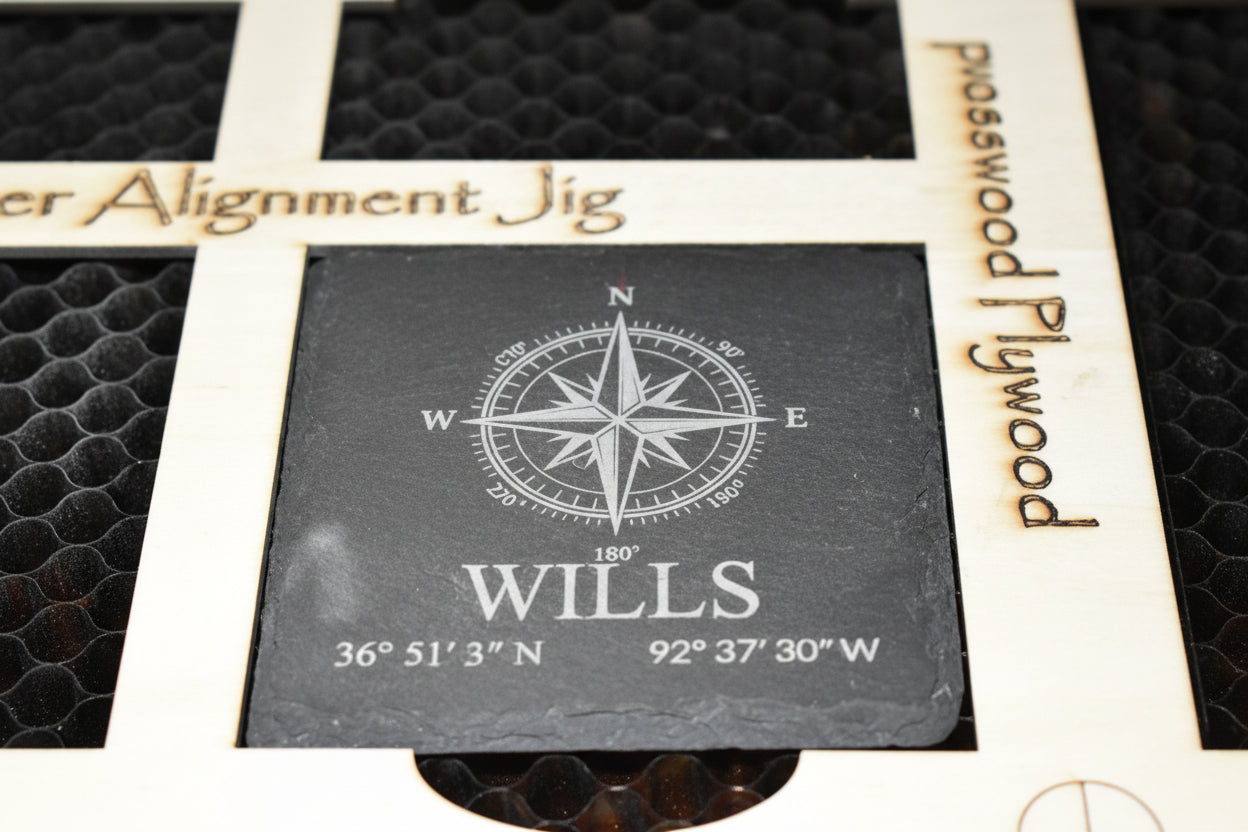 Custom coasters for wedding and housewarming gifts